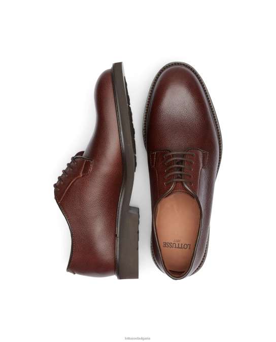 мока Lottusse мъже baltimore embossy grain calf derby F64VD151